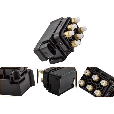 Federung Magnetventilblock, Hochwertige Legierung, 8,5 cm x 6,5 cm x 5,5 cm, Kompatibilität mit SUV-Modellen 2002-2010, Druckbereich 4-10 bar, ISO (1/5)