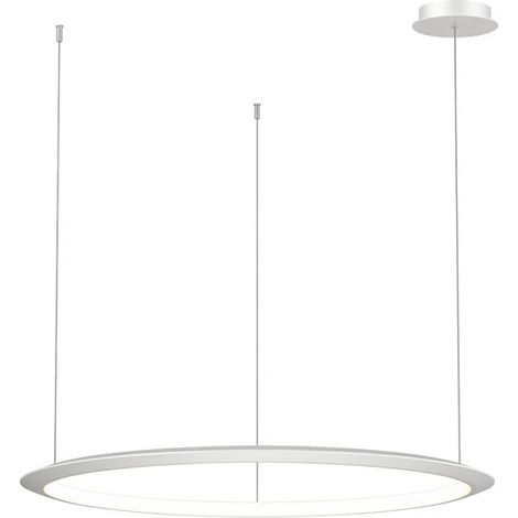 LEDS C4 Circular Plafonnier suspendu LED intégré encastré de 92 cm, blanc 53 W 2700 K, gradation Dali