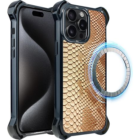 iPhone 15 Pro Max ibizu DropGuard Ultra Hülle mit MagSafe, Call of the Wild, Snake (1/5)
