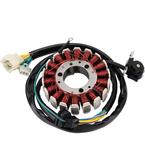 Compatible with the stator coil magneto ignition unit of the Honda CBX250 / XR250 Tornado motorcycle 2004-2010, original part number 1120-KPF-911.--DTEKGAZ