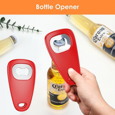 Set di 6 utensili da cucina unici in 1 - Compatto e salvaspazio + Senza BPA - Grattugia per formaggio/Apribottiglie/Sfoglia erbe aromatiche - Ideale per cucinare (1/4)