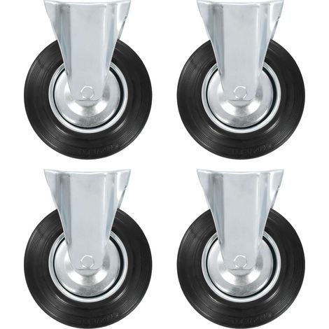 Ruedas fijas 4 unidades 200 mm