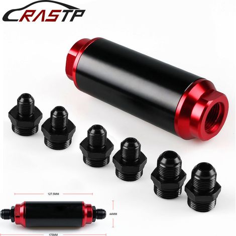 Car modification 44mm oil and fuel filter, 50mm oil filter element, filter connector AN6 AN8 AN10 - 44mm filter element accessories (1/4)