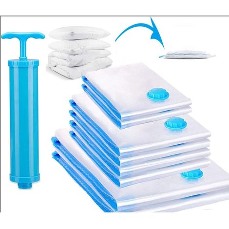 Sacs de rangement sous vide, housses de voyage réutilisables,sacs de compression pour matelas,vêtements,linge de lit et oreillers (1/5)