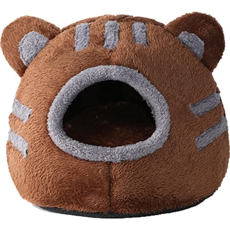 Nid pour chat - Maison pour chat mignonne en forme de tête d'ours, nid confortable pour chat (1/5)