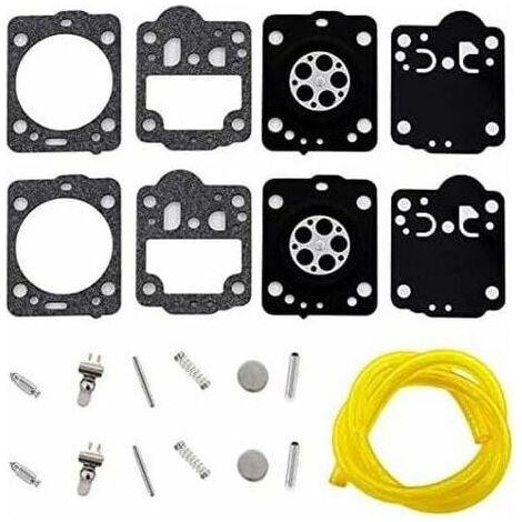 Kaelt - Ensemble de 2 membranes de carburateur avec tuyau pour tronçonneuses Husqvarna 235, 236, 240, remplaçant Zama RB-149, C1T-EL41A, C1T-W33, C1T-W33A, C1T-W33B et C1T-W33C. (1/4)