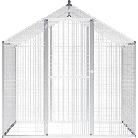 Volière extérieure, aluminium, 178 x 122 x 194 cm