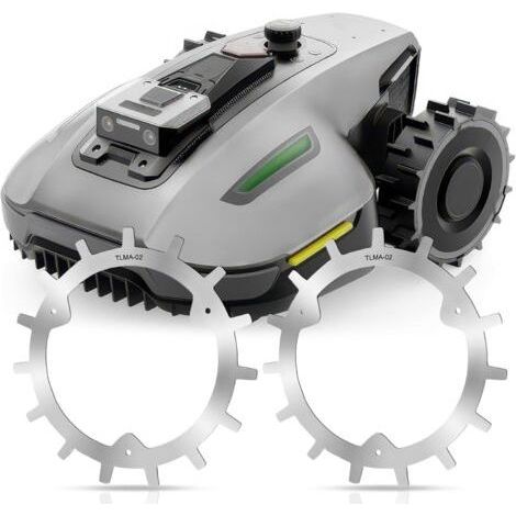 Edelstahl-Messer für Mähroboter, Edelstahlmesser für MAMMOTION YUKA Mini selbstzentrierendes 2 mm 210 Zubehör mit 6 Schrauben - (1/5)