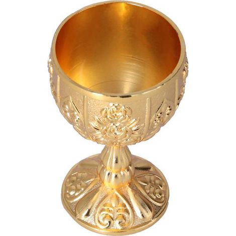 ensemble de vin 2pcs 30ml gobelet européen Ornements rétro dorés de haute qualité pour creatifs vitrine Or de citrouille (1/5)