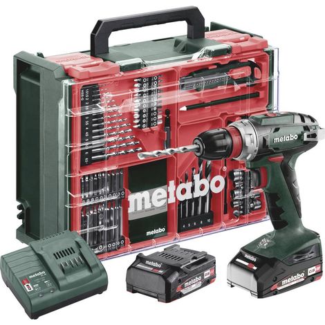 Perceuse-visseuse sans fil Metabo BS 18 Quick Set 602217710 18 V 2 Ah Li-Ion brushless, + 2 batterie (1/4)