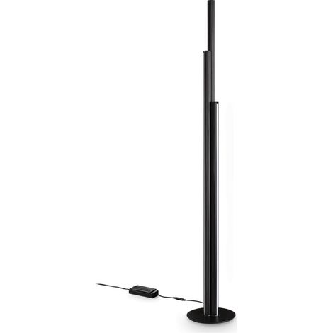 Ideal Lux Lampada da terra Dorica 3 luci LED integrato nero metallo (1/2)