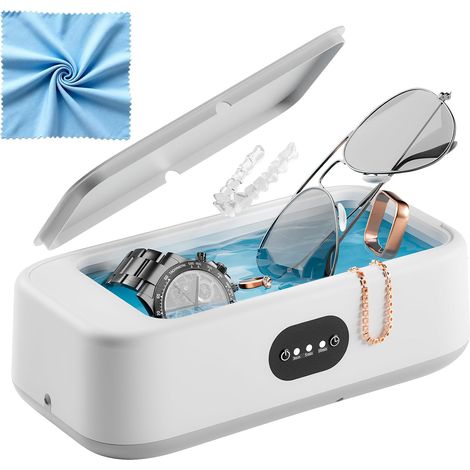 Nettoyeur à ultrasons 49000Hz 640ml 3 modes pour lunettes bijoux portable pour maison et (1/5)