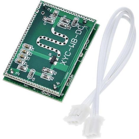 Capteur radar à micro-ondes 5,8 GHz, module de déclenchement intelligent 3-8 m, alimentation 3,3-20 V CC pour la domotique (1/5)