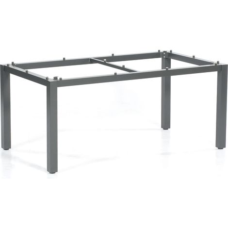 Aluminium-Tischgestell Base Farbe anthra zit