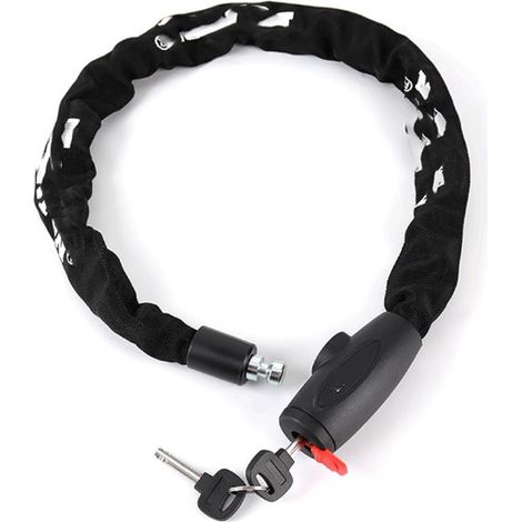 Cadenas long - Chaîne de 90 cm de long et 6 mm d'épaisseur - Cadenas de vélo à clip (1/5)