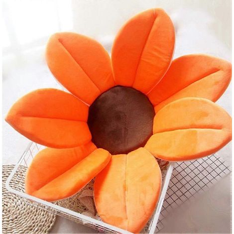 Coussin de bain pour nouveau-né, tapis de bain pliable en forme de fleur, velours ultra-doux avec rembourrage en éponge, pour lavabo ou baignoire (1/4)