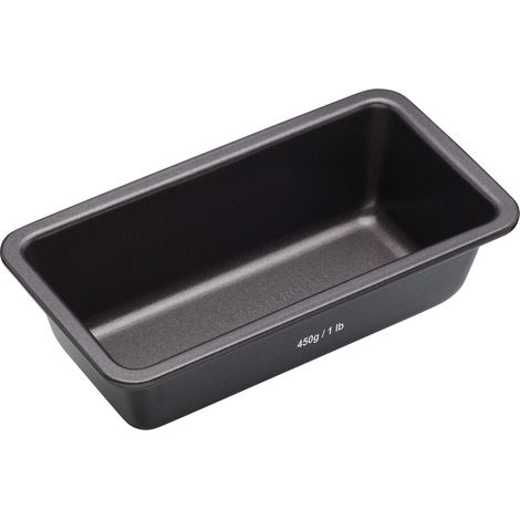 MasterClass Teglia Antiaderente per Pagnotte di Pano da Mezzo Kilo (1 Libbra) in Acciaio al Carbonio, 18 cm x 9 cm (7 x 3,5 ) - Grigio (1/5)