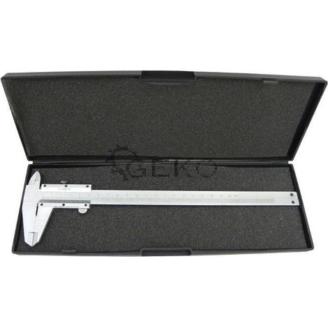 Geko G01478 Vernier - Limpiaparabrisas (200 mm, 0,02 mm), color negro