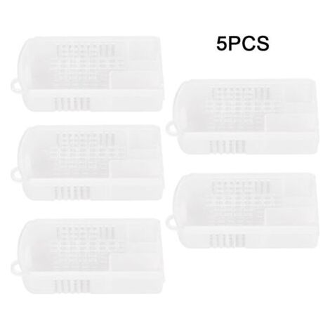 Lot de 5 cages à reines en plastique transparent, accessoires apicoles. - AquaForge (1/5)