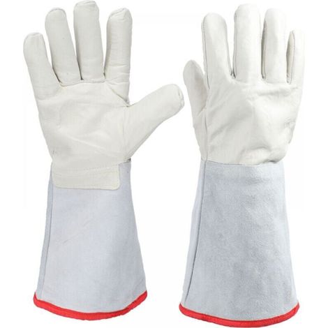 40 cm protective work gloves for cryogenic LNG liquid nitrogen processing (1/4)