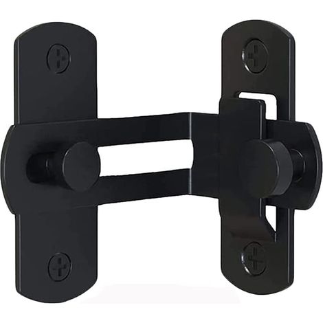 Serrure de porte de grange Loquet de porte à angle droit à 90 degrés Serrures et loquets de porte coulissante (1/5)