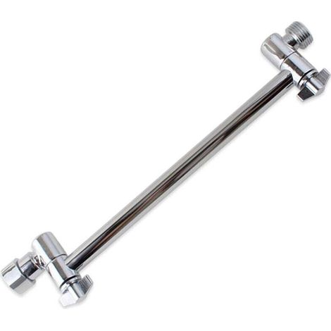Support de Bras de Douche en Laiton Massif Réglable 11 Pouces (28 cm) – Modèle 42003, Raccord G1/2 (1/4)