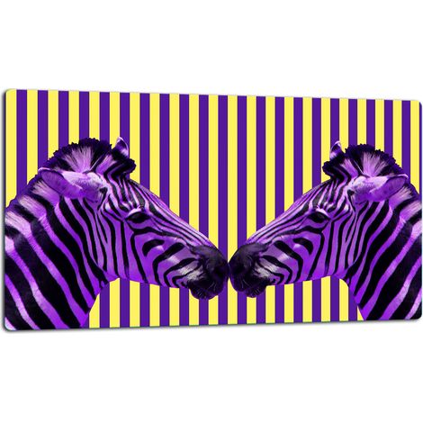 Tagliere della lastra di vetro 52x30 zebra (1/5)