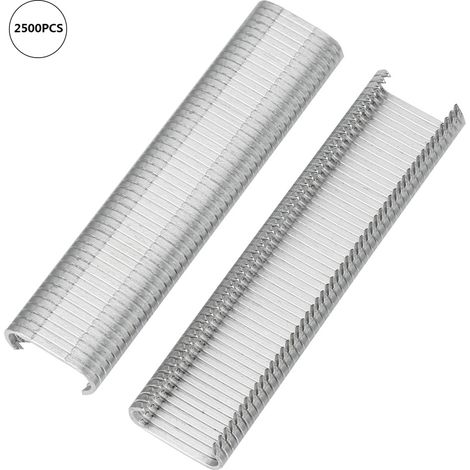 2500 anneaux de clôture pour animaux de type C de 8 mm, anneaux pour cages à cochons, cages pour coussins de canapé, kit de clous en M (1/5)
