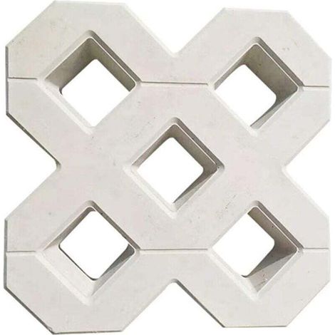 Paving Mold, Concrete Slab Mold, DIY Square Garden Plastic Concrete Path Paving Stone Propylene Paving Mold Walkway Garden Building Accessories Concrete Mold (40x40cm)