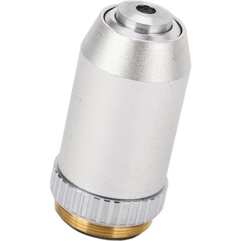 Achromatisches Objektiv 10x, Messing, verchromt, RMS-Schnittstelle, Mikroskopobjektiv (1/5)