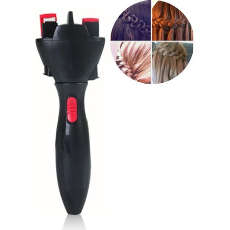 Rouleau A Tresser Cheveux - Automatique USB - Rotation 360° - Détection Anti-Coincement - Pour Coiffures Torsadées Et Chignons - 1 Pièce (1/5)