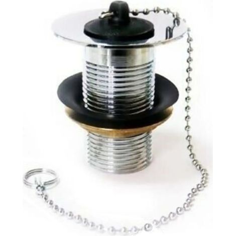 Piletta Lavabo 1" Con Tappo In Gomma Senza Troppo Pieno