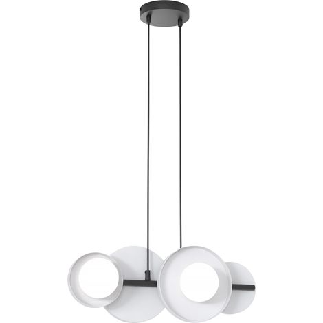Suspension géométrique gris/noir 4xG9 8W Emibig Model (1/5)