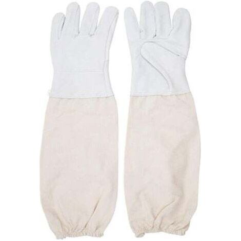 BARKBUSTERSGants de Protection en Peau de ChèVre Pour Apiculteur Avec Manches VentiléEs ModèLe Universel Gants en Cuir pour Apiculteur Outils D'Apiculture (1/5)