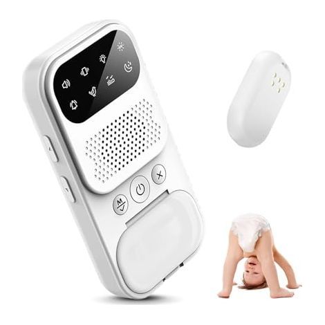 Alarme D'énurésie Nocturne, Détecteur D'énurésie Nocturne sans fil avec Veilleuse, Sons et Vibrations pour Bébés et Enfants (1/5)