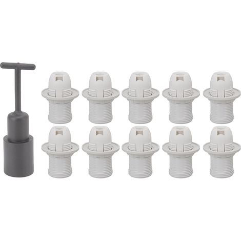 Support de lampe E14 – blanc – douille à bougie – sûr – salle à manger – HEEPDD