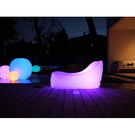 Coussin gonflable lumineux "Nap Loon Air" - Blanc (1/4)