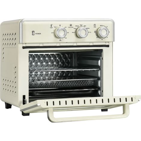 Mini-four 5 en 1 20L 1400W grille et plaque cuisson minuterie 60 min