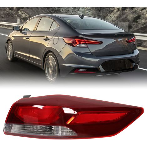 Rücklicht und gebogener Scheinwerfer für Hyundai Elantra 2017-2019 (Leuchtmittel nicht enthalten) (rechte Seite) (1/5)