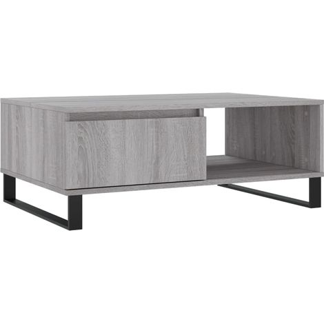 Maison Exclusive - Couchtisch Grau Sonoma 90x60x35 cm Holzwerksto