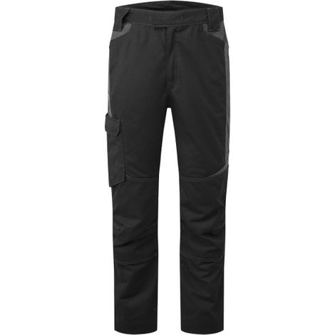 Pantalón industrial tejido Canvas de polialgodón WX3 T747 30 pulgadas Negro