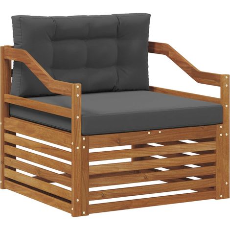Maison Exclusive - Outdoor-Sofagarnitur Massivholz Akazie Natur