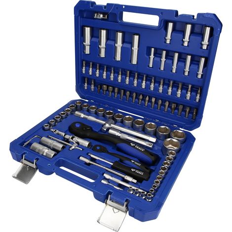 Brilliant Tools Steckschlüssel-Satz, 94-tlg., 1/4, 1/2 (1/5)