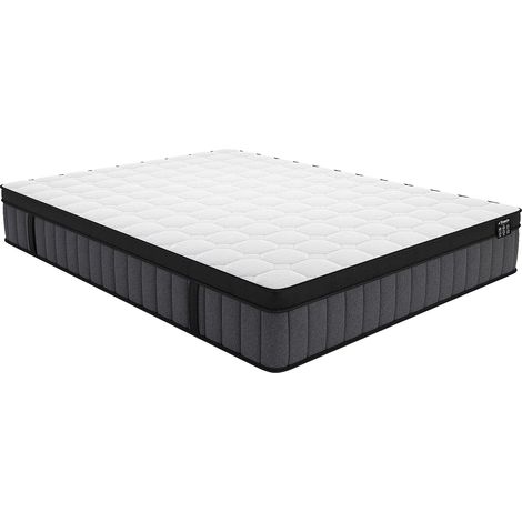 Materasso 200 x 200 cm ibrido molle insacchettate 7 zone e gel memory foam sp. 25 cm - TOLCA di YSMÉE
