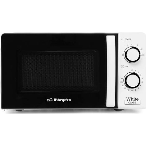 orbegozo microondas blanco 20l 700w 6 niveles mi2115 17205-17541
