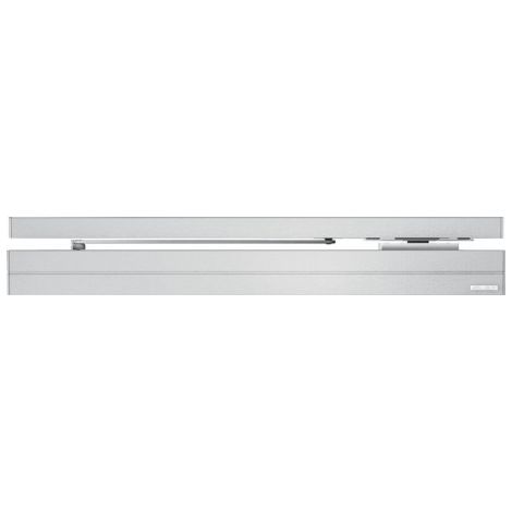 Ferme-porte à glissière de sécurité DC700G-FT-BGS installation standard côté opposé aux paumelles EN 3-6 argent EN 3-6 ASSA ABLOY