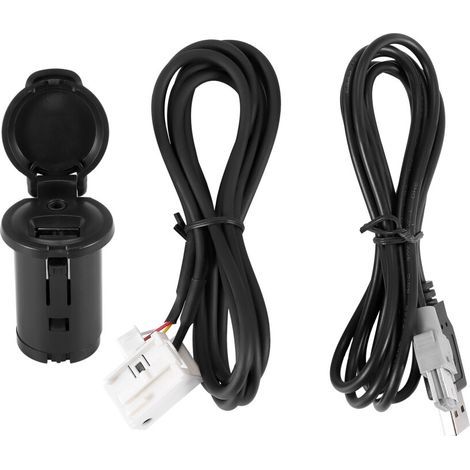 Kit câble AUX USB mâle autoradio pour Citroën C3 C4 C5 C6 et RD43 RD45 Modèle 206207307308407408508607 (1/5)