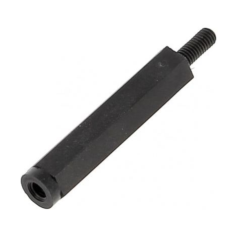 Entretoise Hexagonale M3X18 Mâle/Femelle Nylon Noir