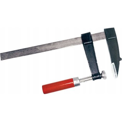 Abrazadera de tornillo metálica tipo F 200x50 mm de precisión 1 unidad. (1/5)