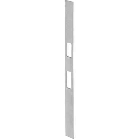 WILKA Schließblech 9353 flach für Falle und Riegel, 380 x 24 x 3 mm, Edelstahl (1/3)
